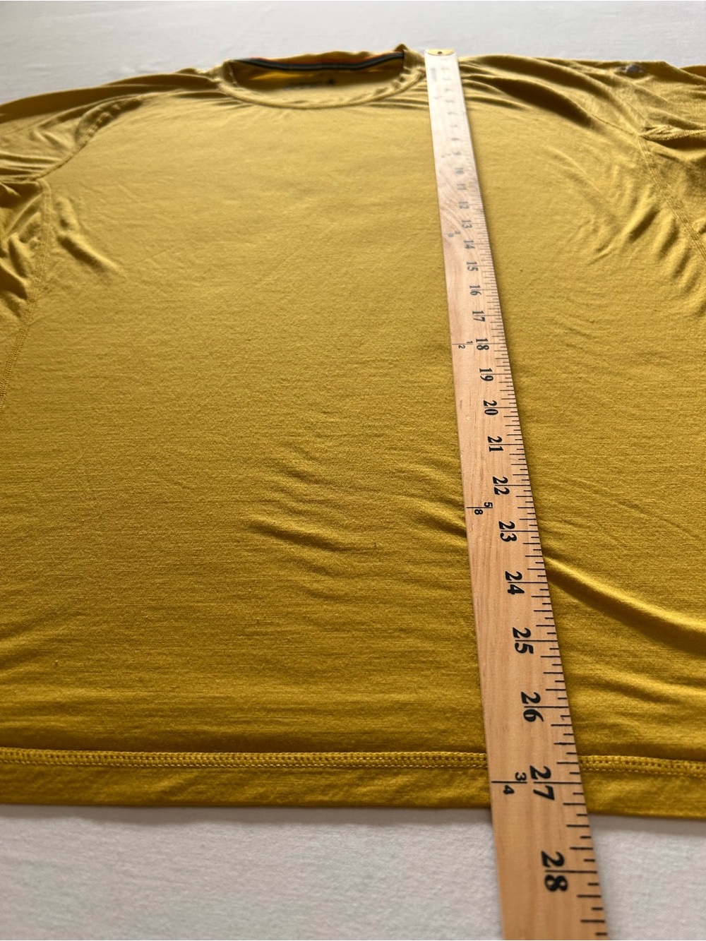 Smartwool Merino Sport 120 Tee Gold Mustard XL Men’s Wool - Picture 3 of 4